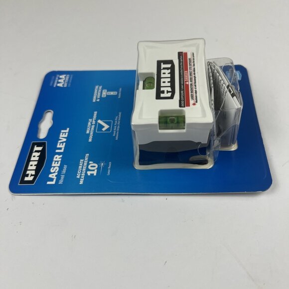 HART 10-Foot Laser Level, Horizontal and Vertical Bubble Vials - Picture 5 of 6